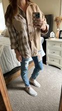Load image into Gallery viewer, Oversized Plaid Button Up - RTS

