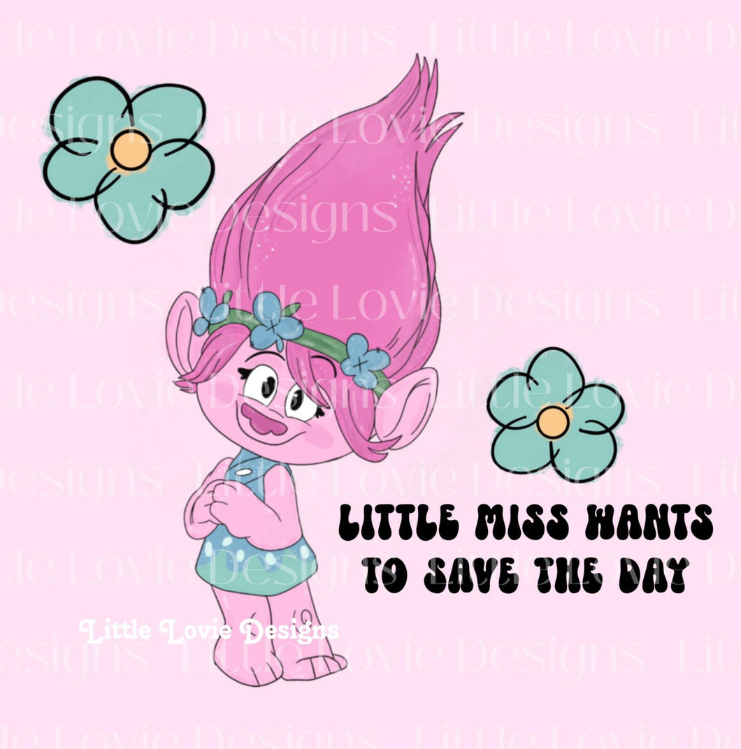 Little Miss Wants To Save The Day