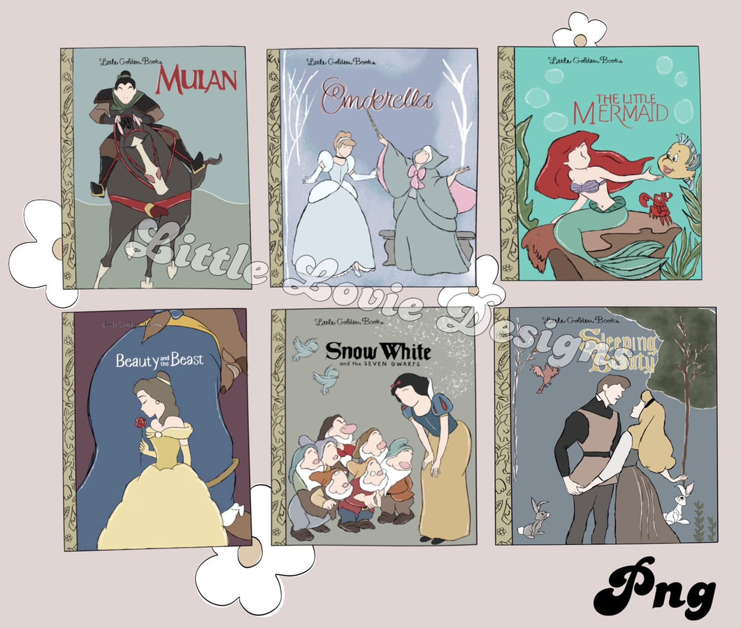 Princess Books PNG