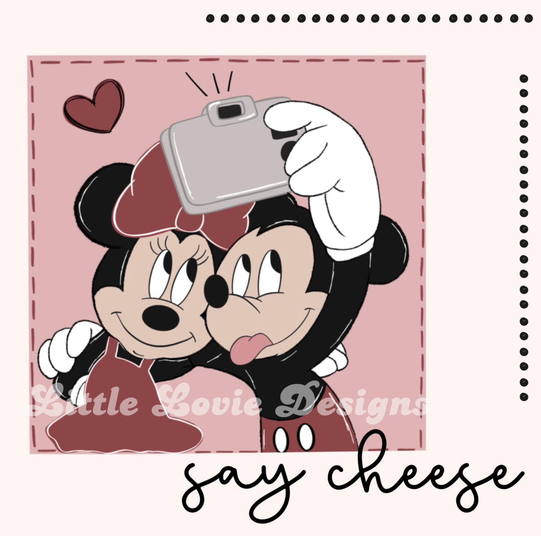 Mouse Love Patch PNG