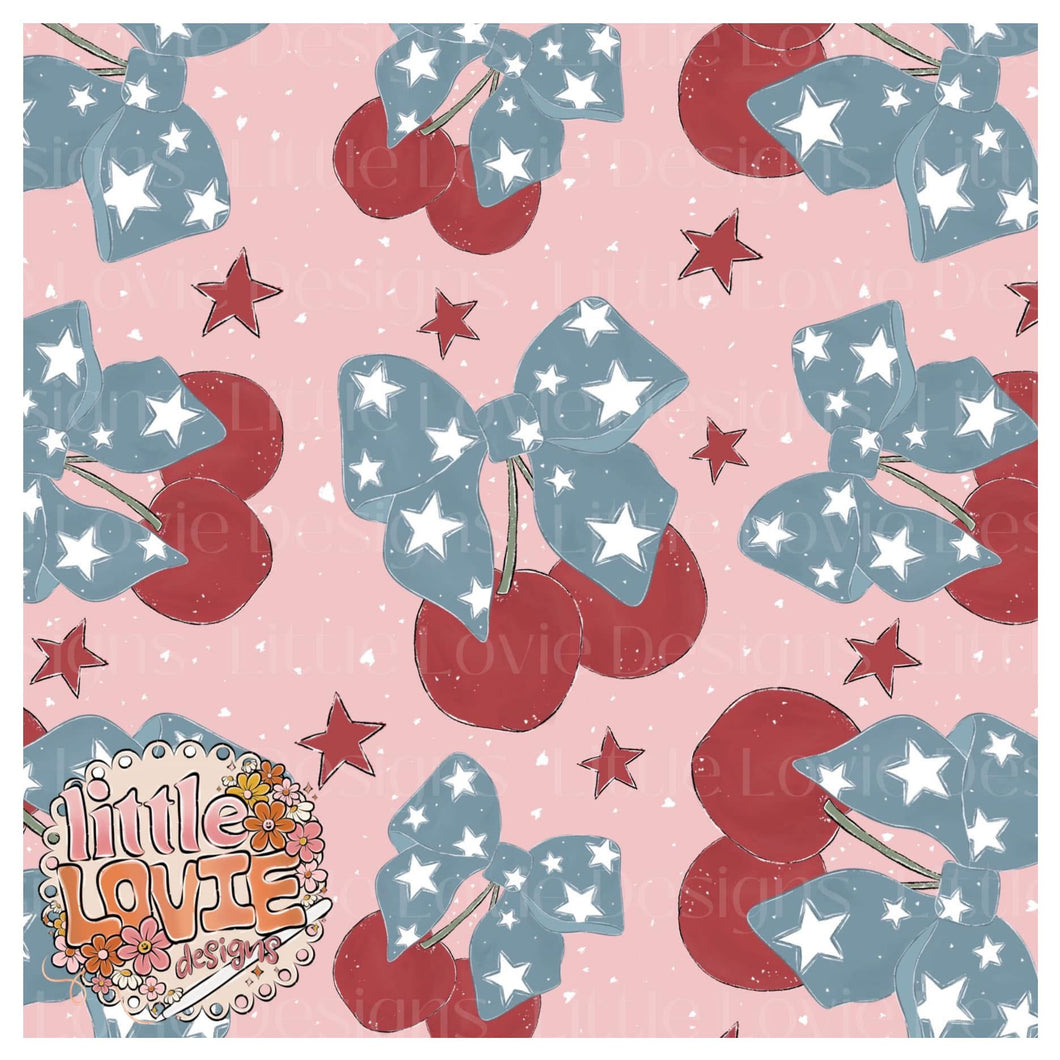 Cherry Bows (pink)