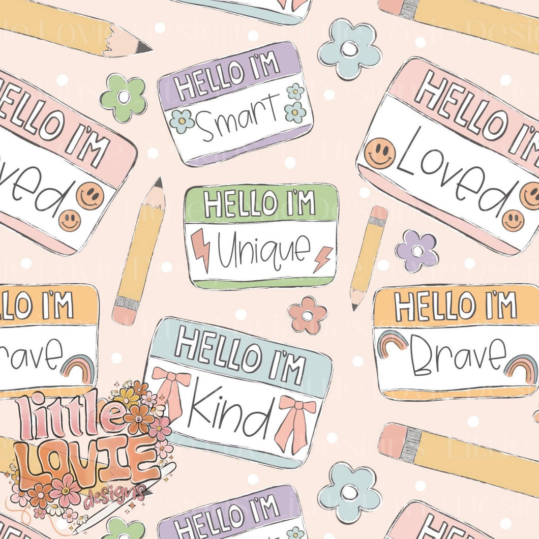 I’m Me Name Tags