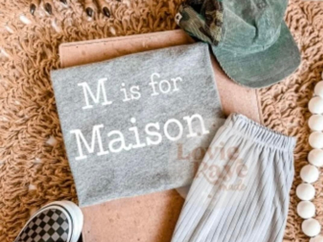 Custom Name Tee / Read Description!