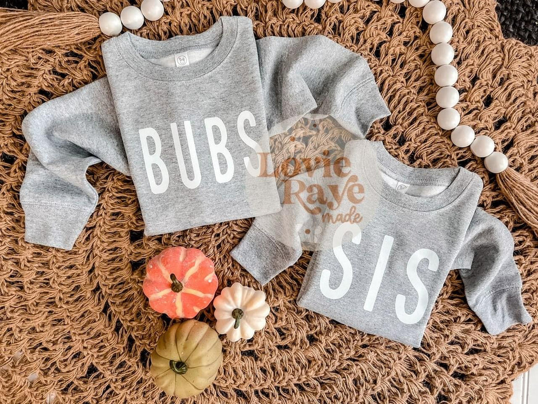 Bubs & Sis Pullover SET / READ description