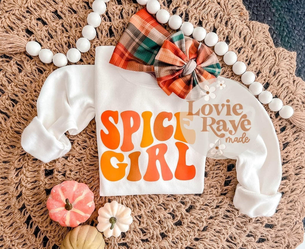 Spice Girl Pullover - Toddler/Youth Read Description!